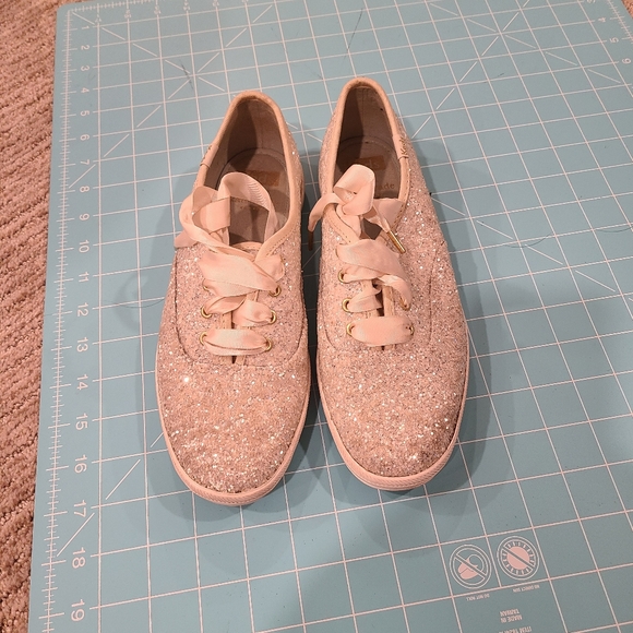 Keds for kate spade gliterry sneaker shoes - Picture 3 of 8